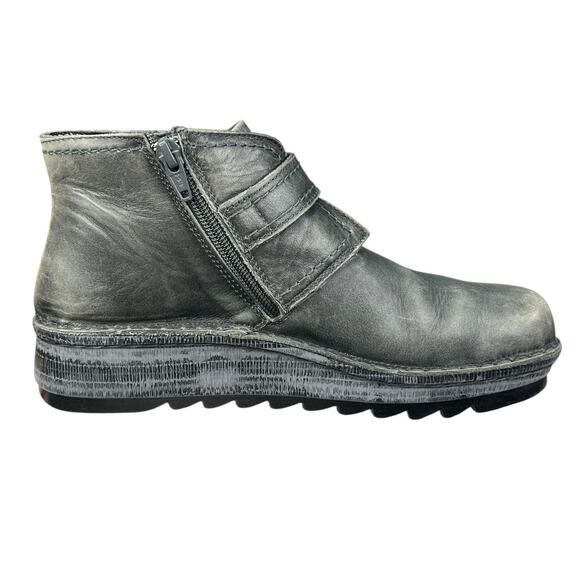 NAOT Women’s Calzado Green Distressed Ankle Boot Size 38 US 7 - Picture 4 of 10